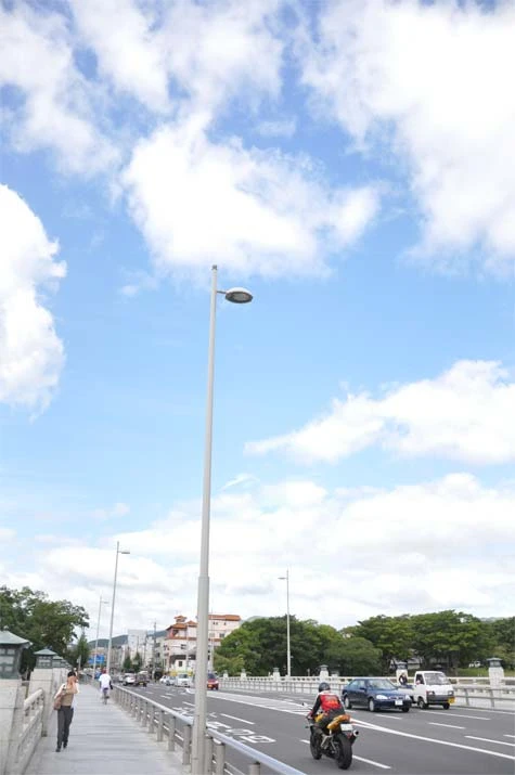 北大路橋(台風9号一過)