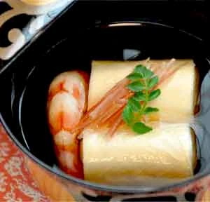 生小巻ゆばのお吸い物_京湯葉レシピ